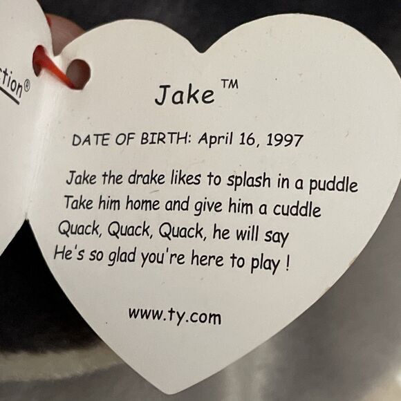 TY Lot Of 5 1990s Retired Bird Beanie Babies Eggbert Jake Mac Kuku Gobbles - Picture 7 of 13